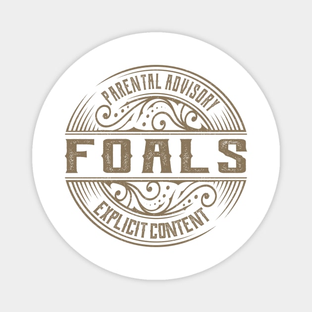 Foals Vintage Ornament Magnet by irbey